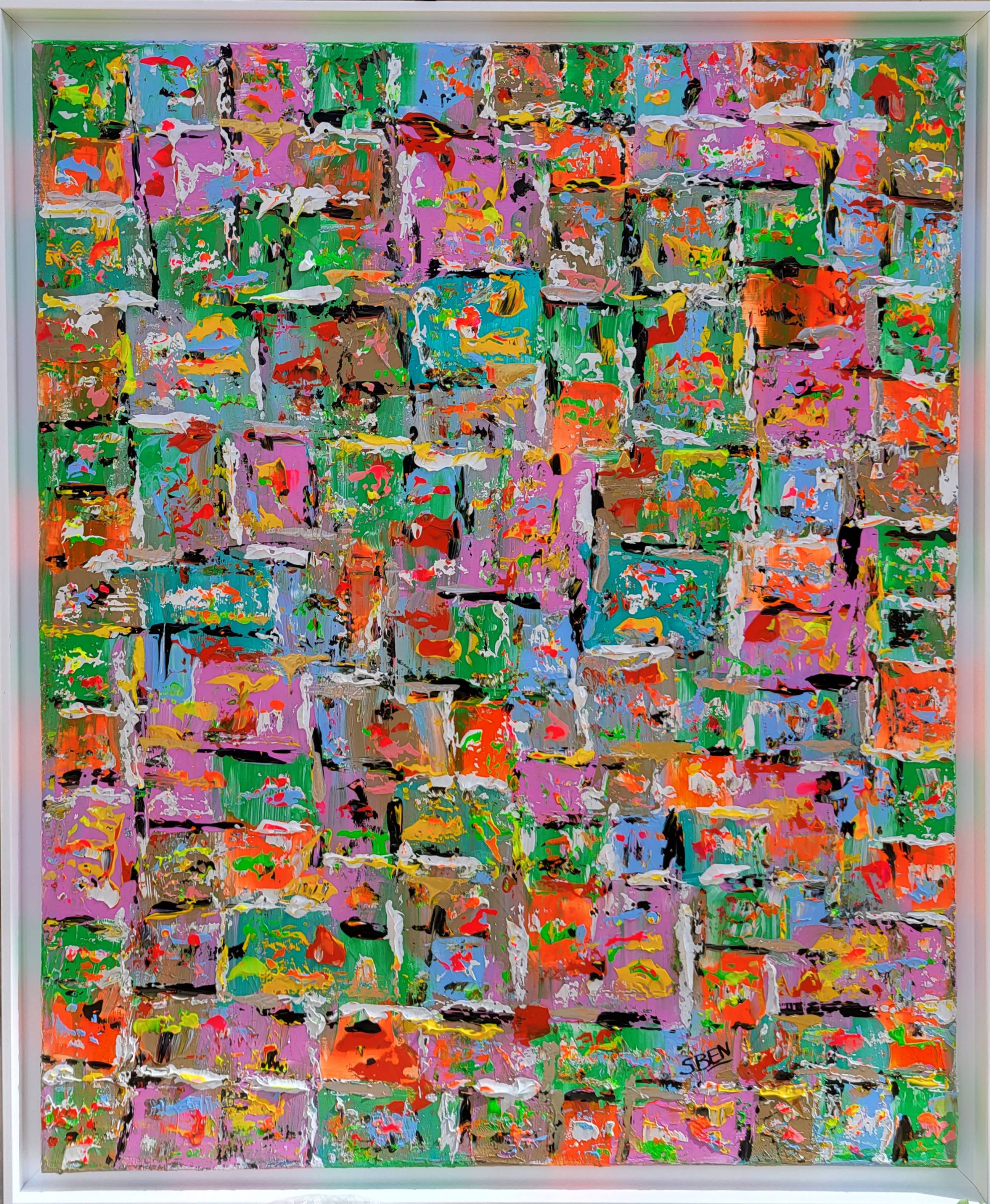 Câlin Dimensions 65×81 cm Caisse américaine : blanche Peinture acrylique 590 €